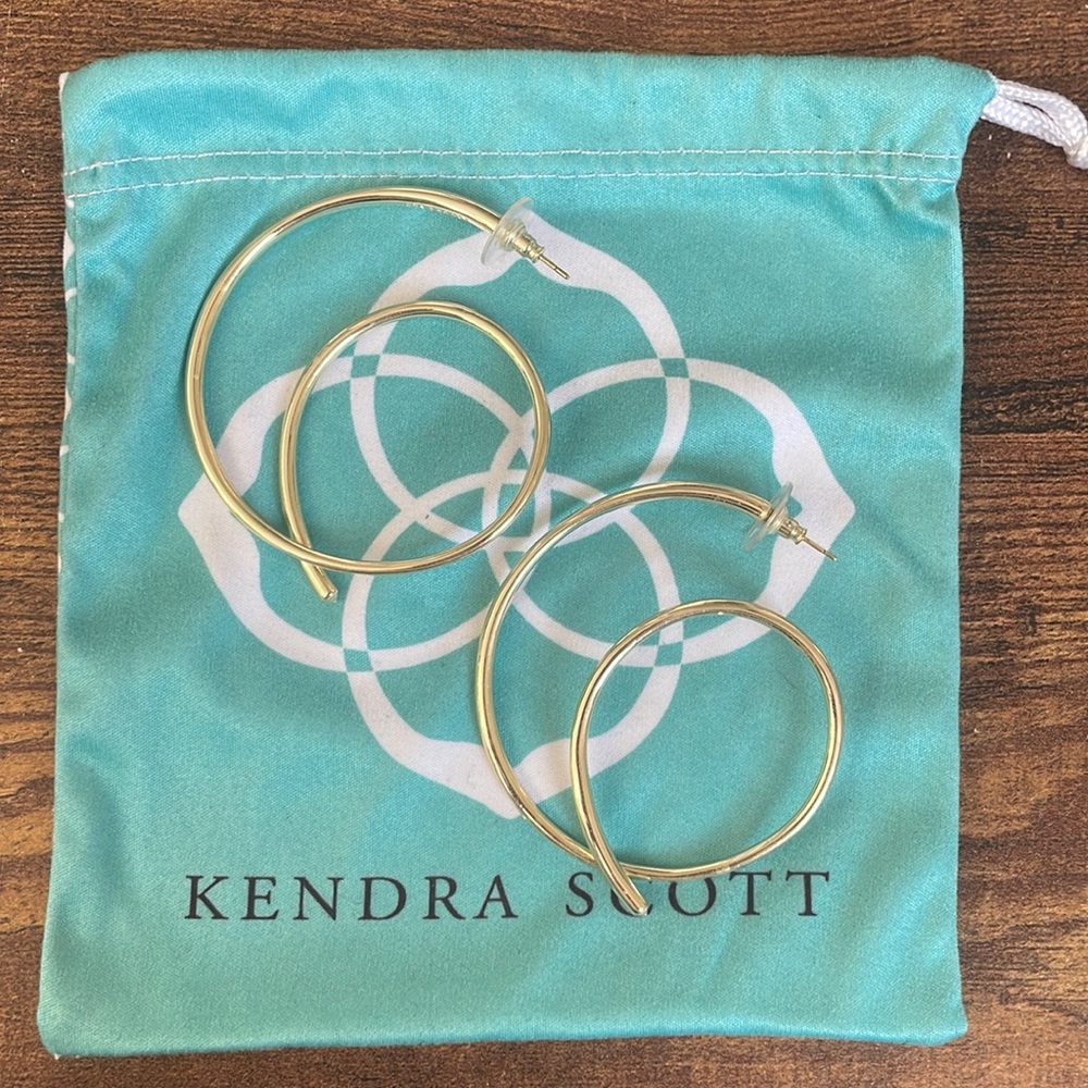 Kendra Scott Gold hoops